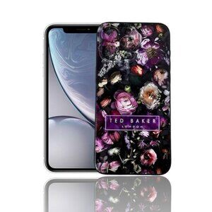 New Ted Baker iPhone 15 Pro Max Case Opulent Bloom Purple Protective Floral